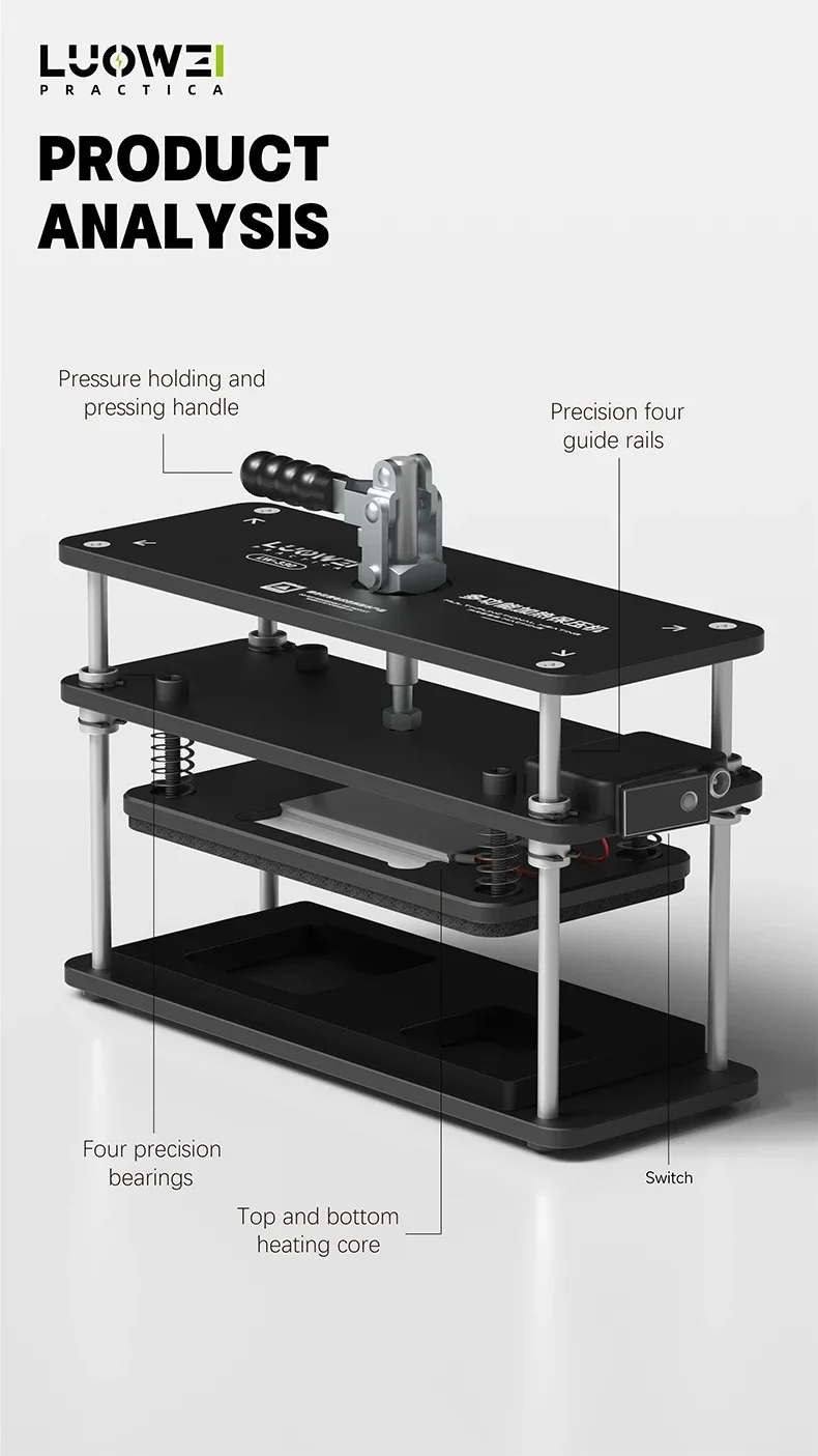 

LW-330 Multifunctional Mobile Phone Repair Tool Heating and Pressure Holding Table Mobile Phone Screen Repair