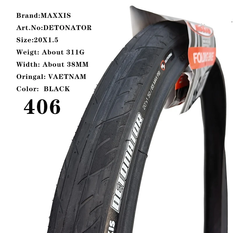 MAXXIS DETONATOR GRIFTER TORCH  WIRE   BICYCLE TIRE OF BMX 451 406  20 INCH Bicycle Tire