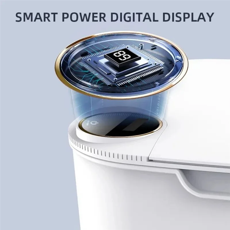 N98R Automatic Recharging Trash Bin With Smart Sensor Display For Home For BATHROOM And Kitchen