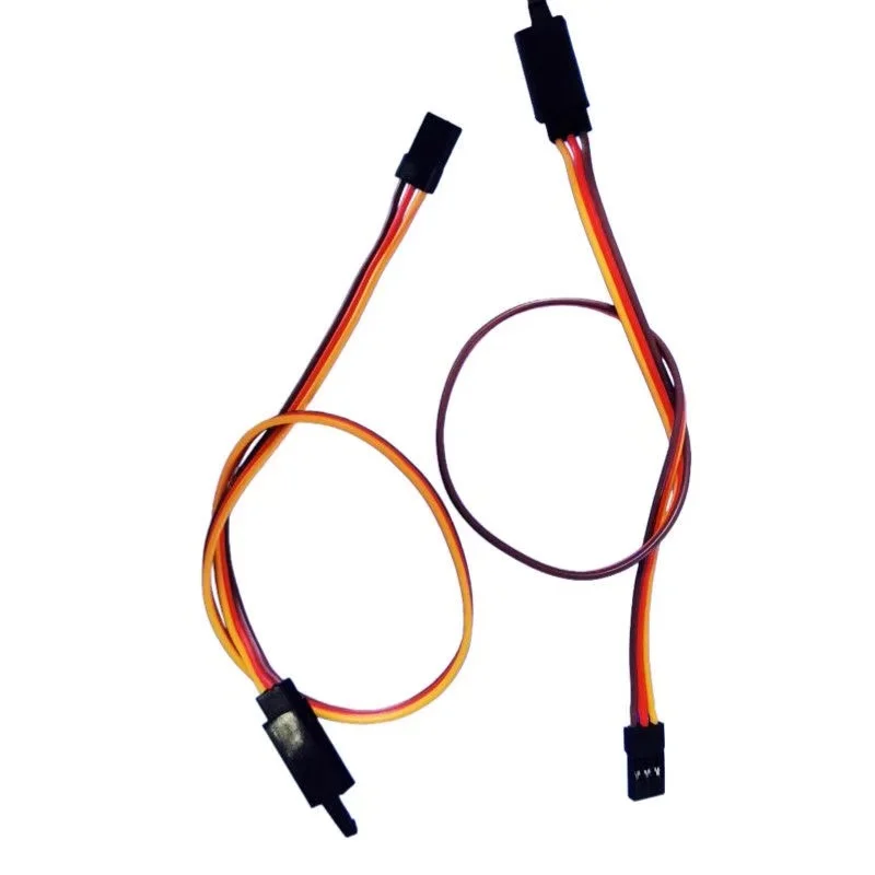 extension cable Model aircraft extension cable 60 cores with buckle 10CM15CM20CM30CM50CM100CM servo anti-drop extension cable