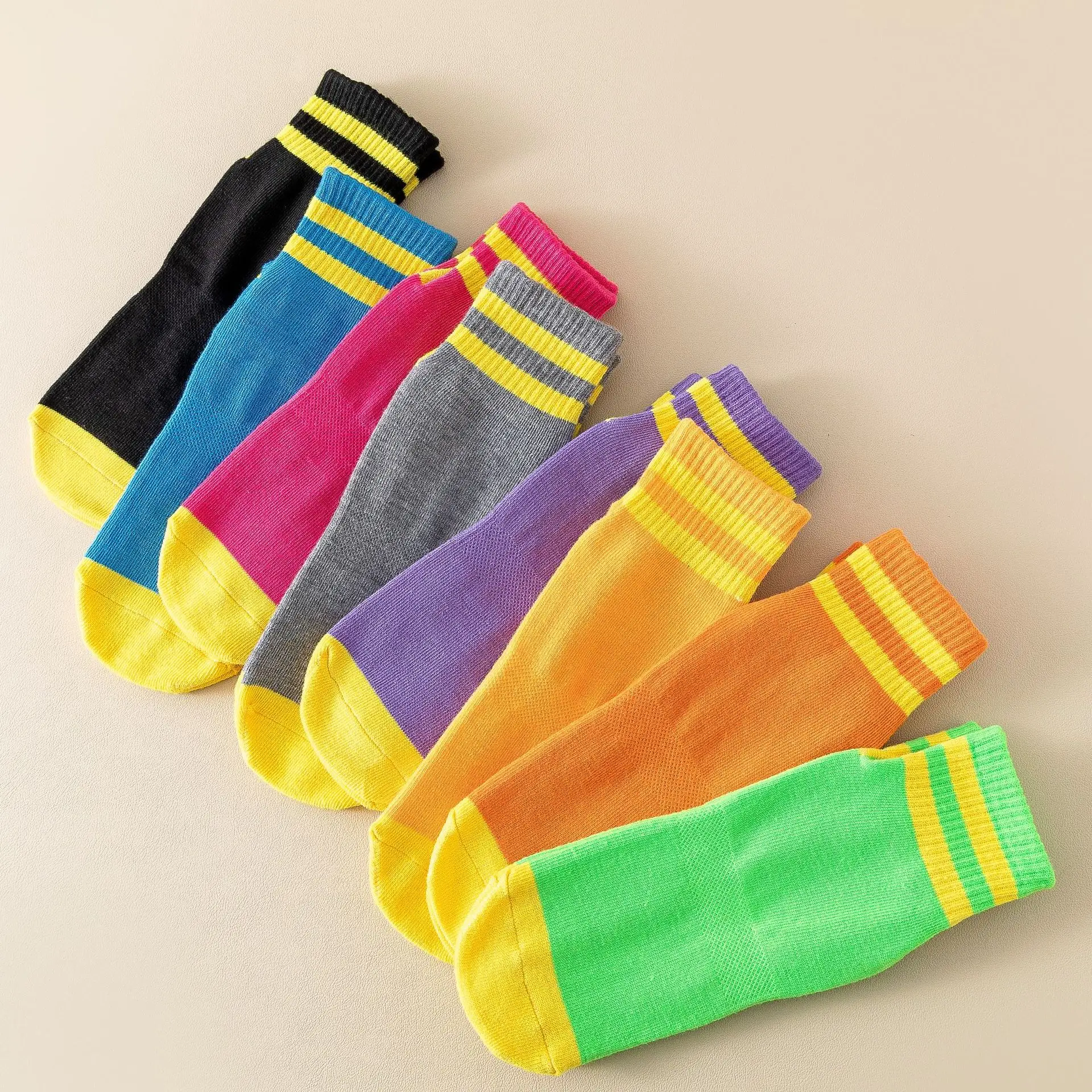 10 Pairs Pack Trampoline Socks Silicone Non-slip Floor Socks Children\'s Playground Baby Early Education Women Yoga Socks