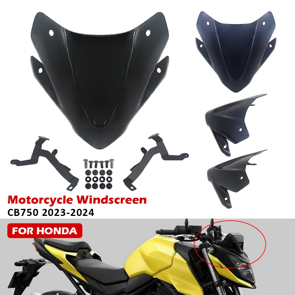 

Motorcycle Sport Windshield WindScreen Visor Viser For HONDA CB750 2023-2024