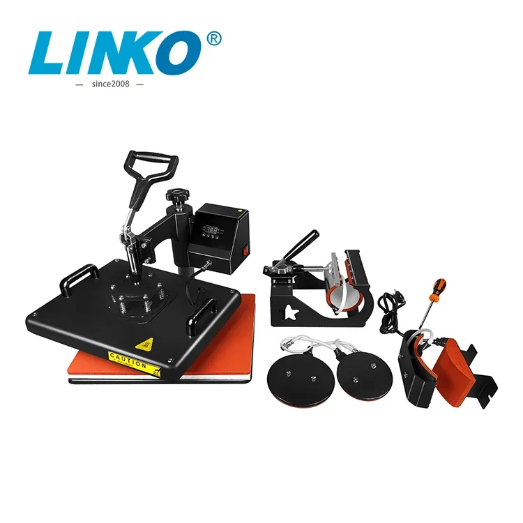 LINKO factory custom size new popular sublimation diy  heat press machine with PET film for heat transfer clothing