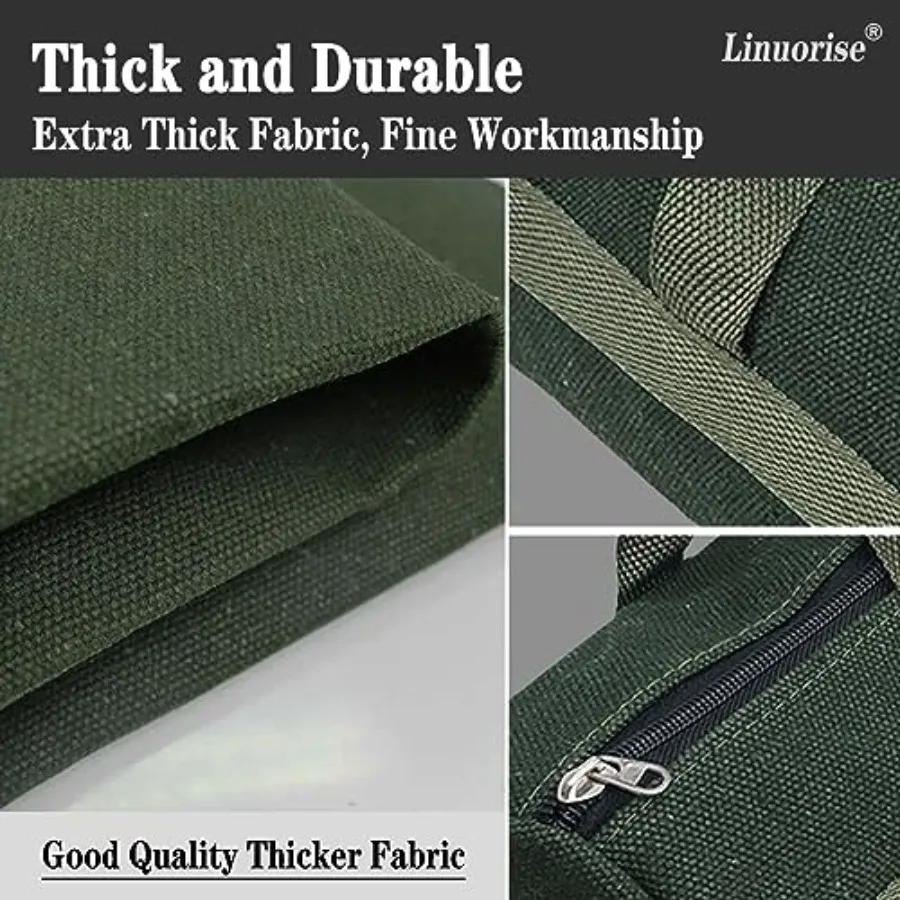 حقيبة تخزين ملحقات الشواية السميكة للغاية للشواء في الهواء الطلق، حل تخزين أدوات متين مصمم لتنظيم أدوات الشواء