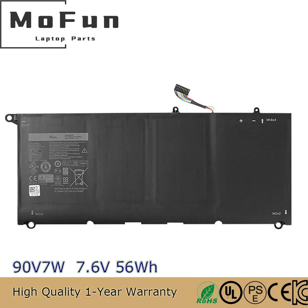 

NEW 56WH 90V7W Genuine Battery for Dell XPS 13 9350 XPS 13 9343 Series Laptop JD25G 0DRRP
