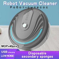 Robot aspirador con Control remoto inteligente para el hogar, dispositivo de limpieza de suelo, inalámbrico, carga automática, 2500PA