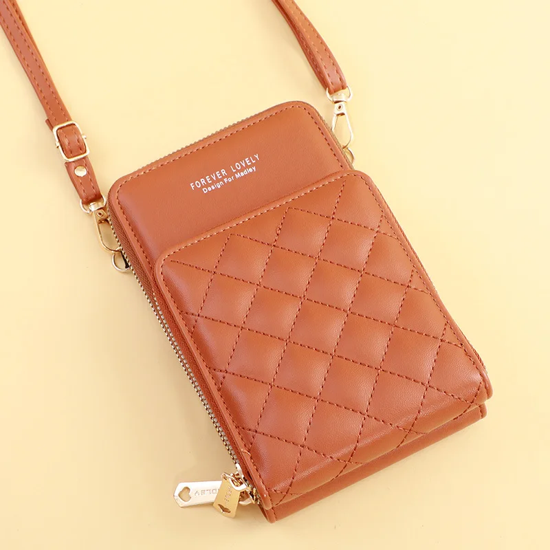 Crossbody Cell Phone Shoulder Bags for Women Mini Square Bag Phone Wallet Ladies Card Hold Purse Clutch Handbags Luxury Bags