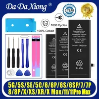 High Quality 0 Cycles Battery For iPhone SE 2 4 4S 5 5S 5C 6 6S 7 8 Plus X XR XS 11 Pro Max 7P For  iPhone7 iPhonese 6splus