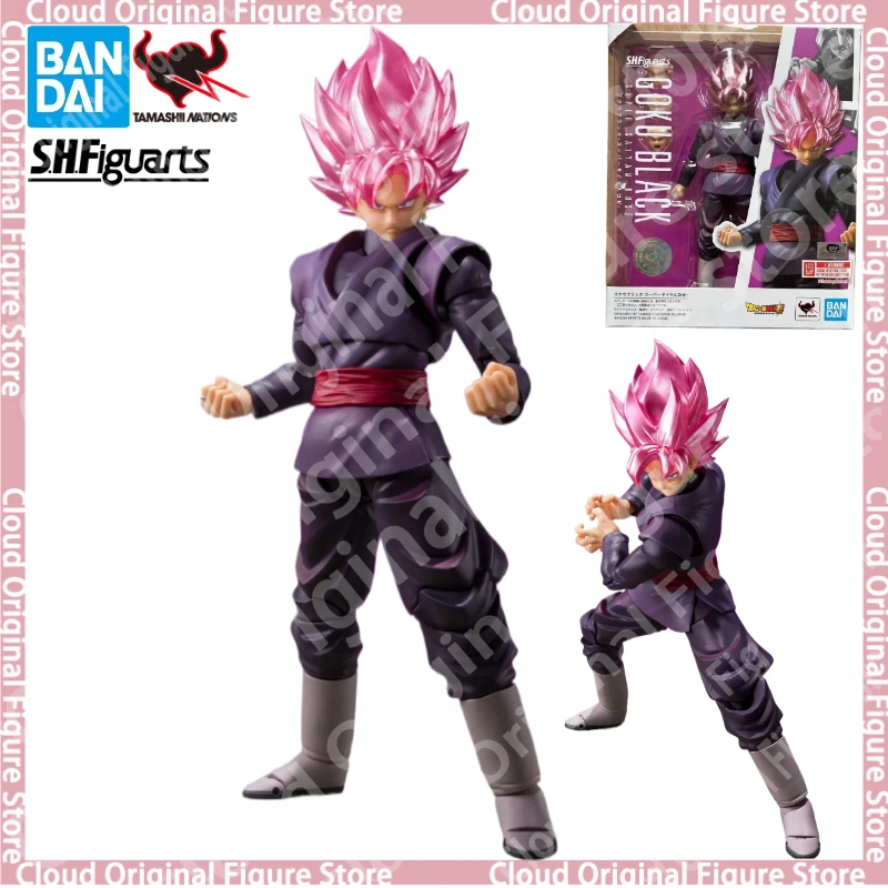 

In Stock 100% Original Bandai S.H.Figuarts Goku Black Super Saiyan Rose Rerelease Edition Dragon Ball Super Anime Model Toys