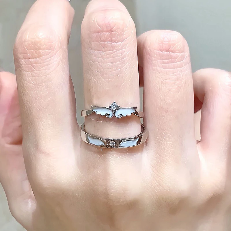 Mode Lichtgevende Lichtring Voor Dames Heren Verstelbare Vinger Gloed In Donker Zilver Kleur Blauw Licht Ring Sieraden Liefhebber Cadeau