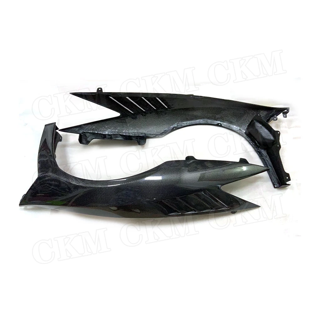 

Carbon fiber Front Side Fender Air Vent Trim Frame Covers case For Lamborghini LP700 LP720 LP750