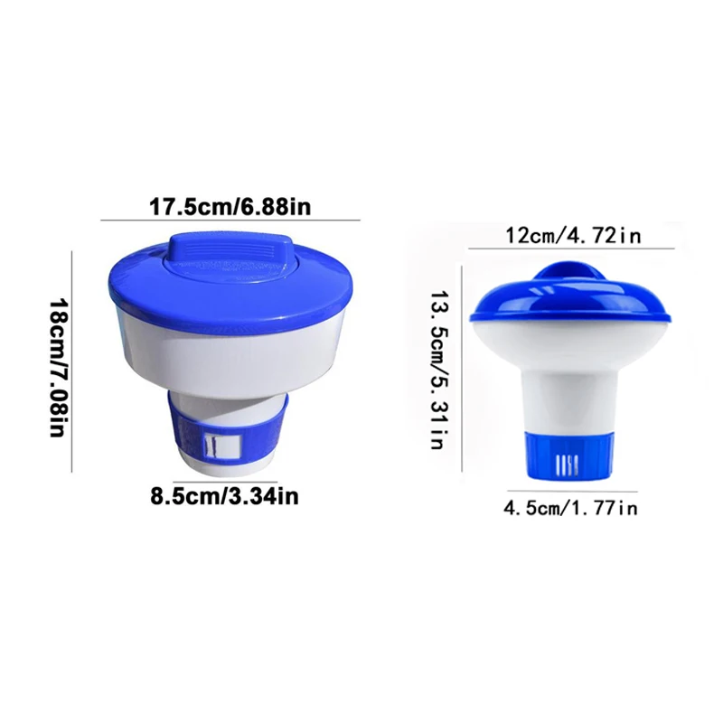 Swimming Pool Pill Floating Cup Containers For Pool Cleaning Chemicals  Pool Cleaning Floating Sterilizer Effervescent Tablets