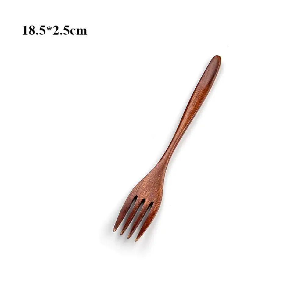 High Quality Natural Wooden Spoon Handmade Dinner Kit Rice Soups Spoon Kitchen Accessories