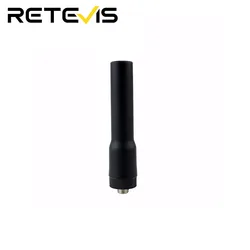 2pcs Retevis RT20 SMA-F Female Antenna VHF UHF Dual Band For BAOFENG UV5R BF-888S For Kenwood For Retevis Walkie-Talkie C9004A