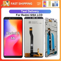 Dla Xiaomi Redmi 6A 5.45 ''dla Redmi 6 M1804C3CG M1804C3CH wyświetlacz LCD ekran dotykowy wymiana zespołu Digitizer