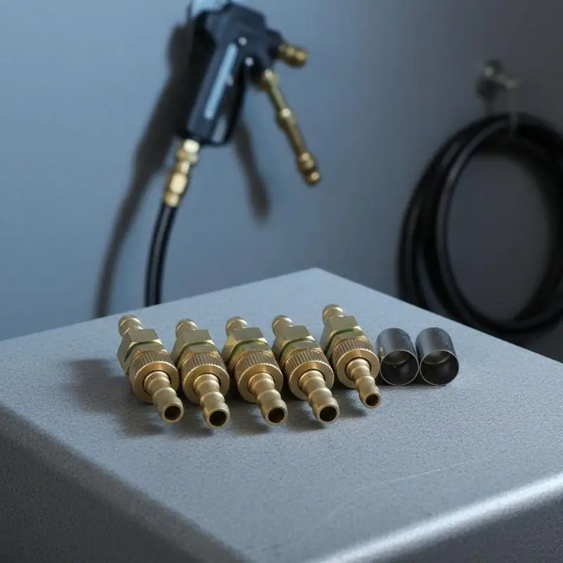 High Pressure Hose Connector Brass Swivel Joint for Agricultural Sprayer Pipe Quick Connect Leak Resistant Farm Equipment