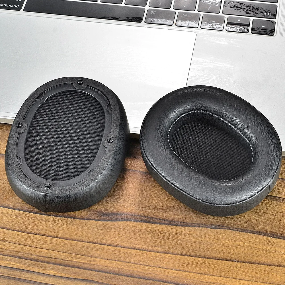 1 Pair Replacement Earpads Soft Memory Sponge Earmuff Protein Leather Headphone Earpads Noise Isolation for COWIN SE7/SE7 PRO