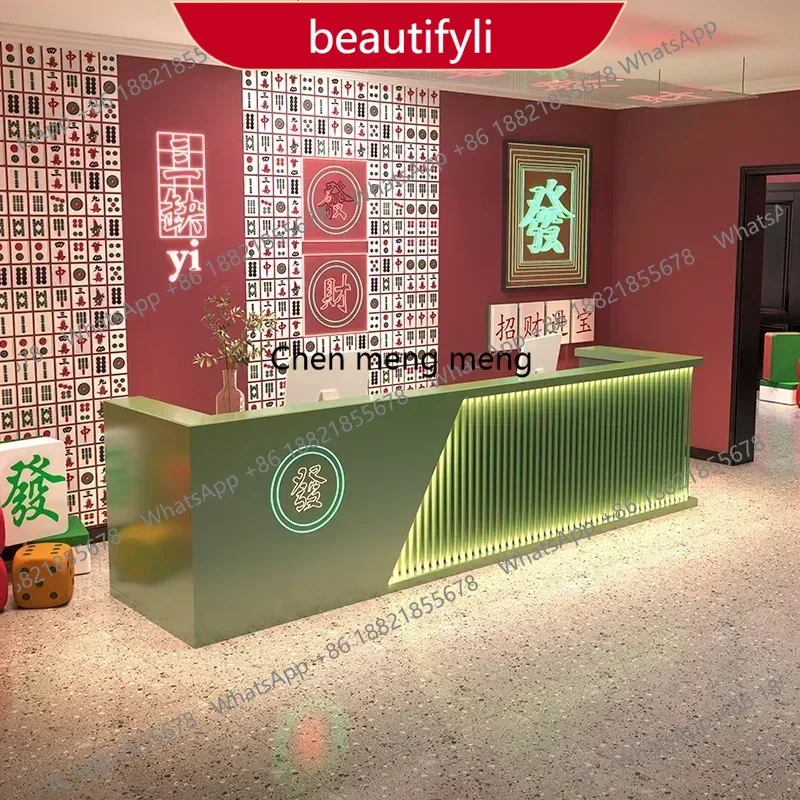 01A Cashier Table Bar Counter For Beauty Salon Office Furniture Companies Reception Barber Shop Desk Recepcja Bakery Customer Ce