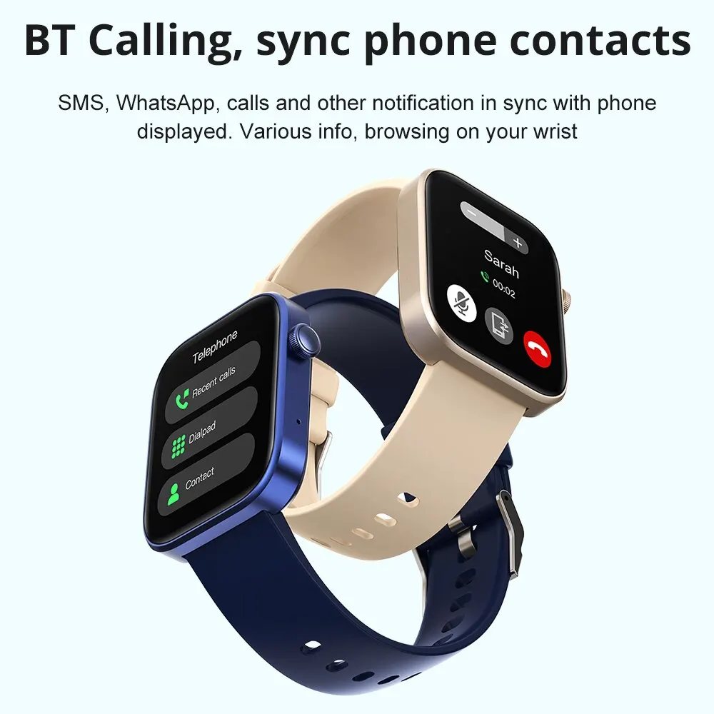 COLMI P71 Voice Calling Smartwatch Men Health Monitoring IP68 Waterproof Smart Notifications Voice Assistant Smart Watch Women - Image 2