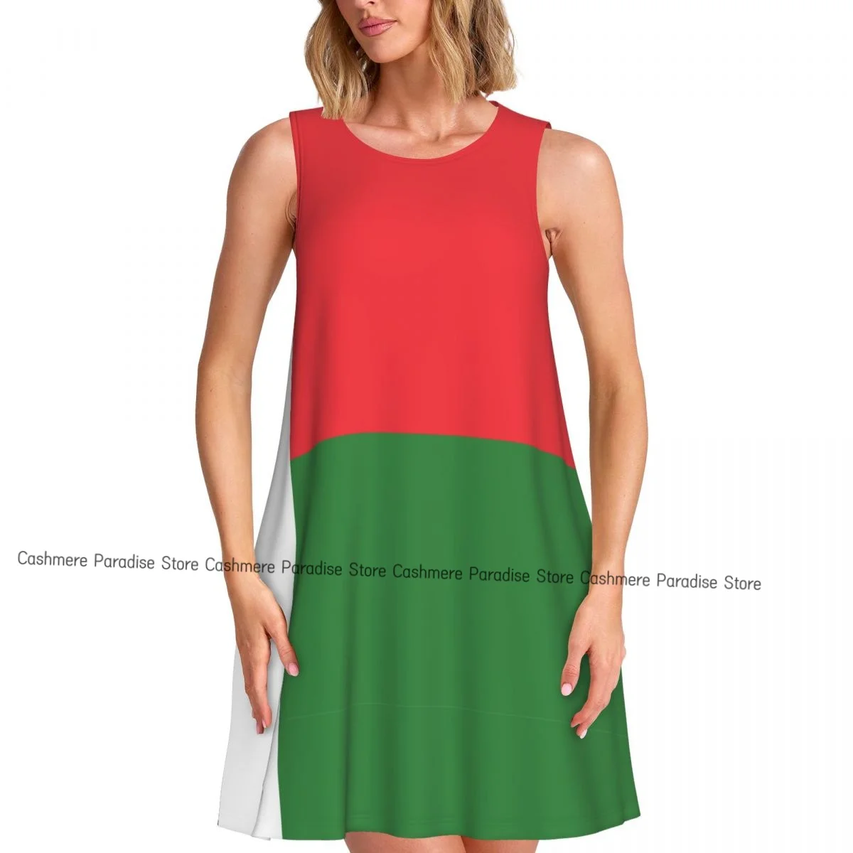 Robes d'été pour femmes, t-shirt de plage, sans manches, drapeau de Madagascar, décontracté, ample, débardeur, 2025