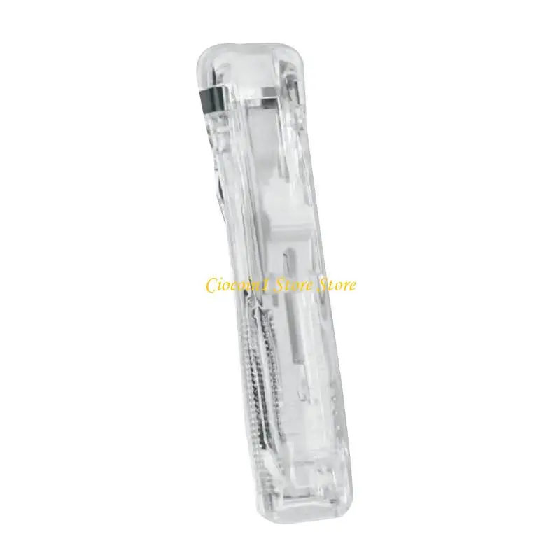 A3PC Multifunctional File Clamp Dispenser Handheld Paper Clamp Dispenser Paper Clamp