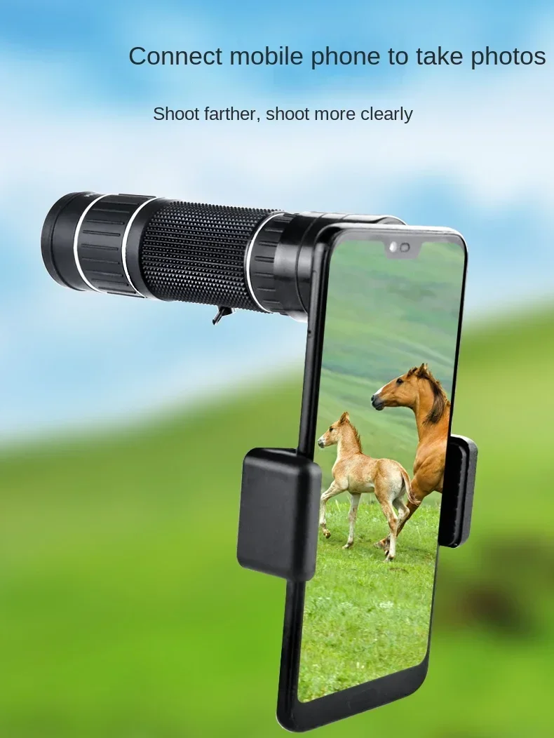 New Pocket Small Single-hole 12x30 Monoculars Outdoor Camping Trekking Telescope High Power High Definition Telescope