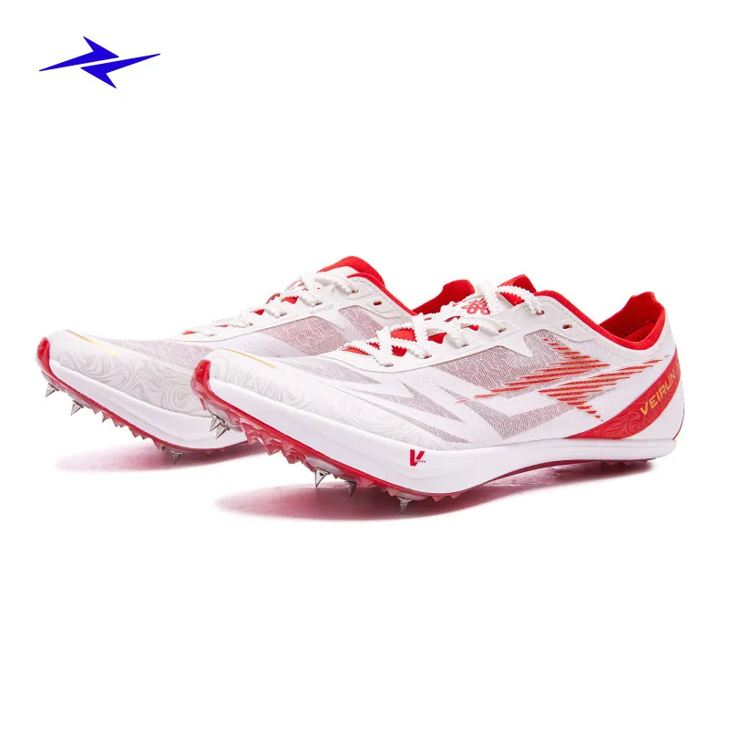 Afbeelding 4: VEIRUN Professionele Dikke Zool Atletiekspikes Heren Dames Sprint Middellange Afstand Raceschoenen
