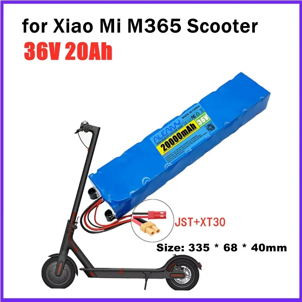

36v 10Ah 20ah 10S3P 18650 rechargeable battery pack with built-in BMS, suitable for battery replacement in M365 scooters