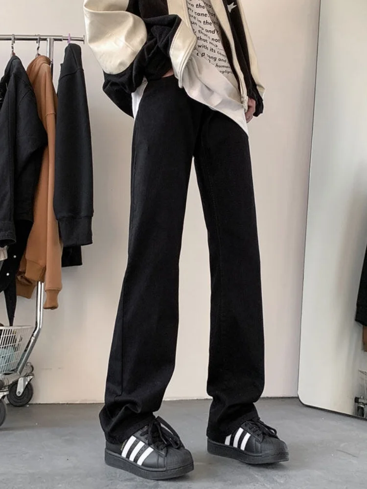 

Мужские джинсы Cleanfit с подкладкой, прямые, теплые зимние повседневные брюки, средняя посадка, длинные, молодежный модный тренд