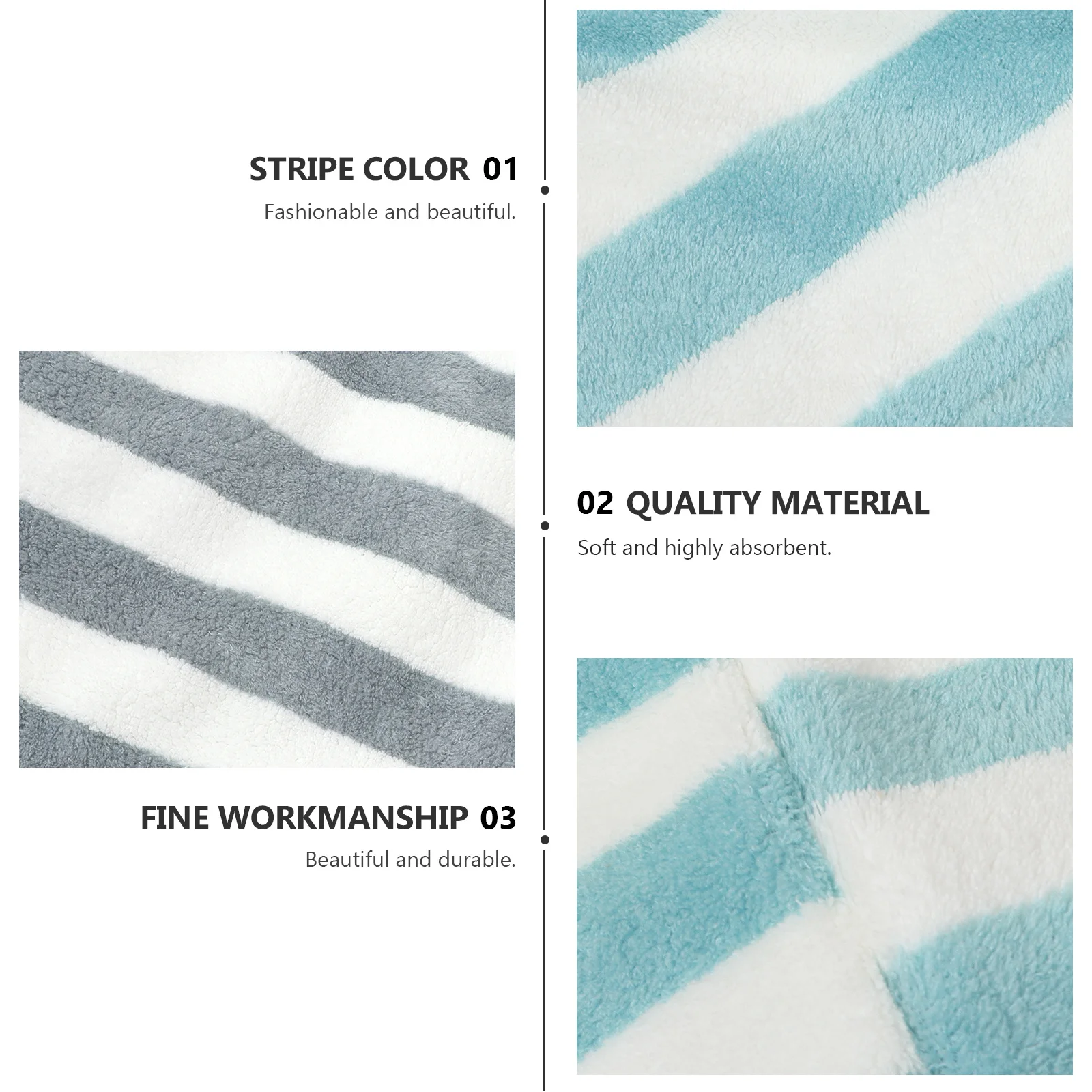 2 قطعة غطاء تجفيف الشعر طبقة مزدوجة سميكة لينة ستوكات ماصة قبعة الدش التجفيف السريع منشفة الشعر للاستحمام #5