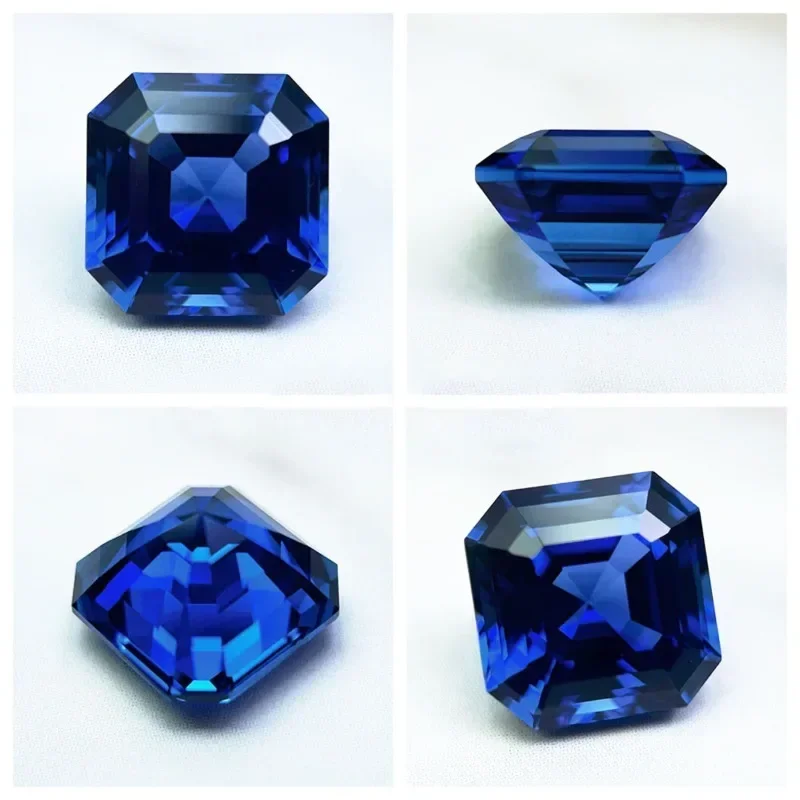 

A-Lab выращенный сапфир королевского синего цвета, множественная резка, производство ювелирных изделий своими руками, основные материалы на выбор, сертификат AGL
