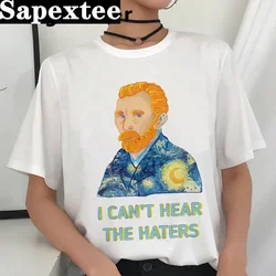 Van Gogh Aesthetic clothes t shirt women japanese graphic tees women 2024 vintage harajuku top tees ulzzang