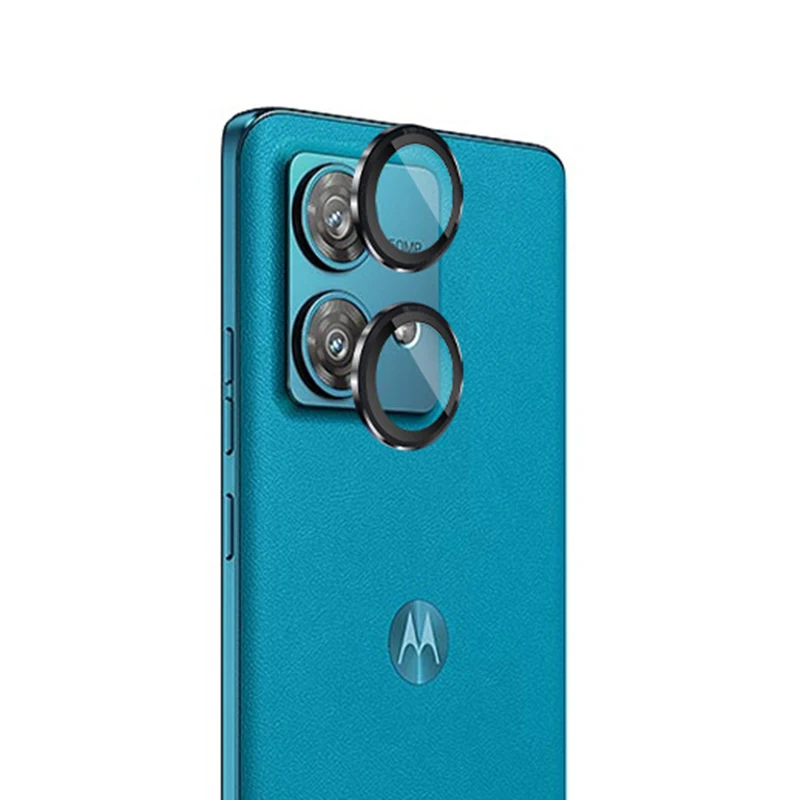 Rear Camera Protector Glass For Motorola Moto Edge 40 Neo  Metal Ring Camera Protectors For Moto Edge40 40Neo Lens Film Glass