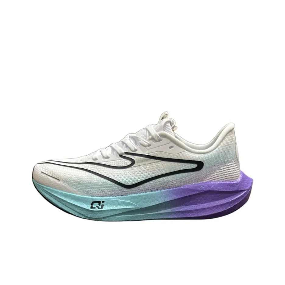 Erke Galvatron 2.0 Slip Resistant Abrasion Resistant Low top Casual Running Shoes Men's White Purple 11125203133-011