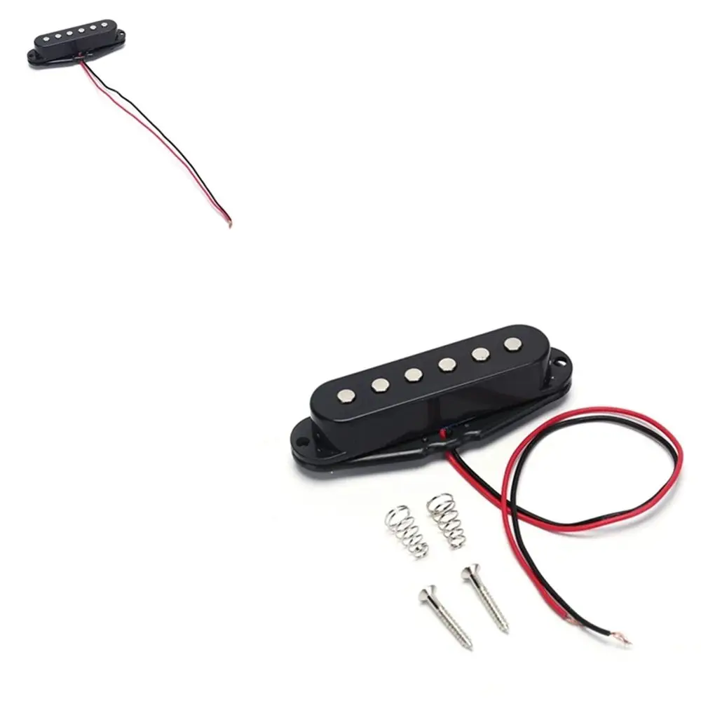 弦楽器 ブラック エレキギター シングルコイル ギターパーツ ギターサウンドホールピックアップ アコースティックサウンドピックアップ ピックアップ