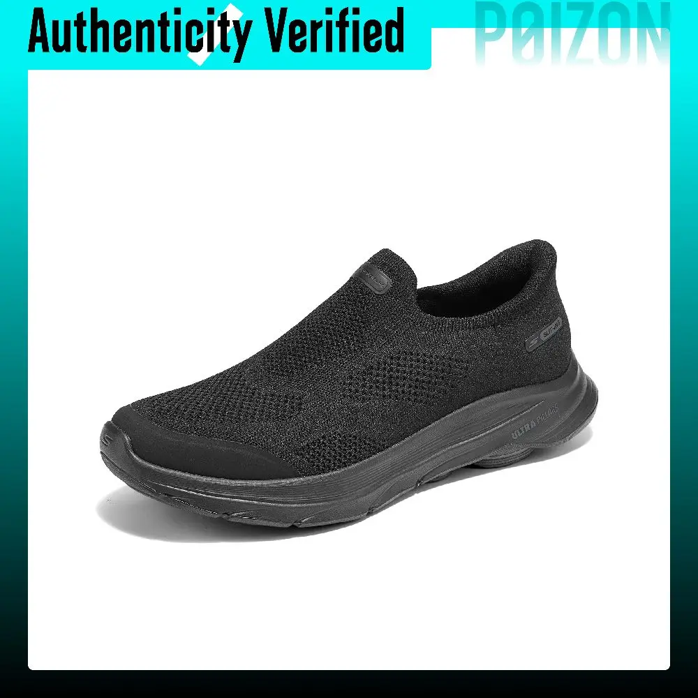 Skechers Go Walk 8 Low top Walking Shoes Men's Black 216784-BBK view 4