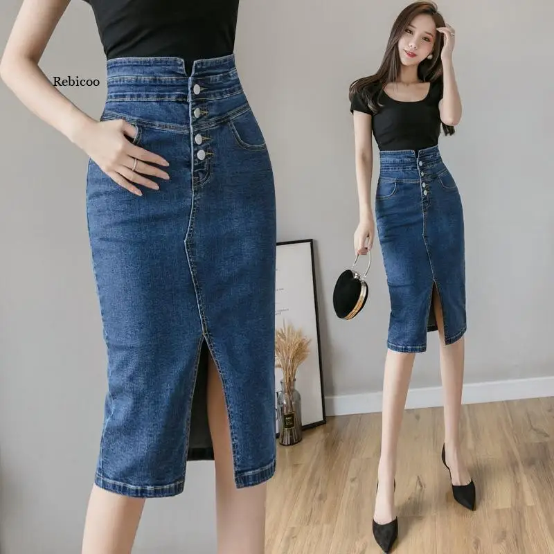 

Denim Skirt Oversize Big Jeans Casual Mini Skirts Womens Summer 2021 Rokjes Dames Jupe