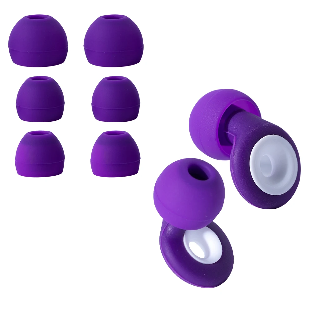 

HUAK Silicone Earplugs for Swimming Sleep Noise Cancel Noise Reduction-Soundproof Reduce Disturbances -Quality Earplugs