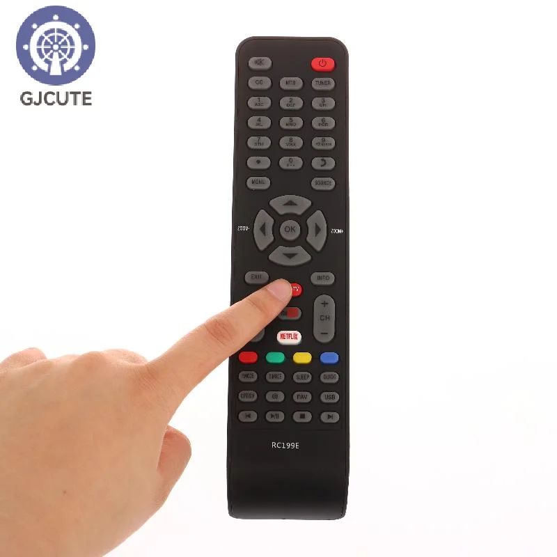 

DIY Component Plastic RC199E Intelligent TV Remote Control Replacement for TCL/HYUNDAI/EKT/HKPro/VISIVO
