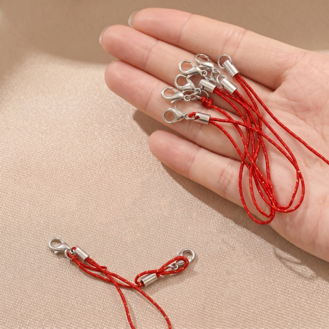 100 Stück Handy-Anhänger mit Karabinerhaken, Schlüsselband für Mobiltelefone, USB-Sticks, DIY-Schmuckzubehör – Detail 4