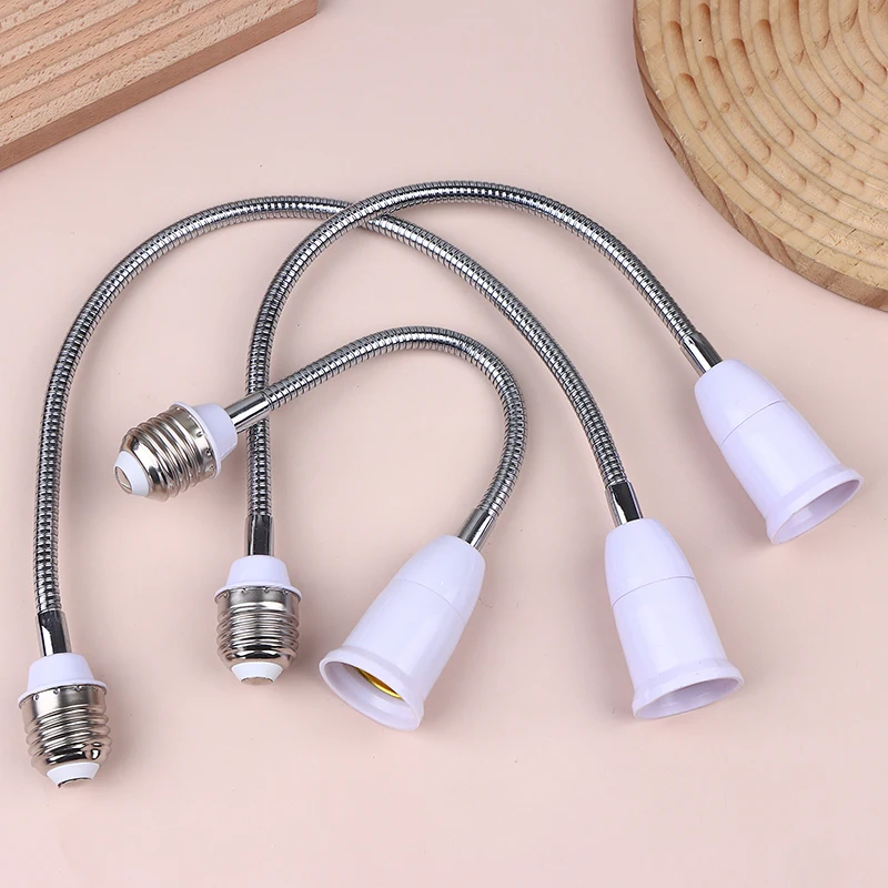 Light Weight Flexible E27 To E27 LED Screw Lamp Base Bulb Socket Extender Extension Light Holder Lamp Base Light Socket Adapter