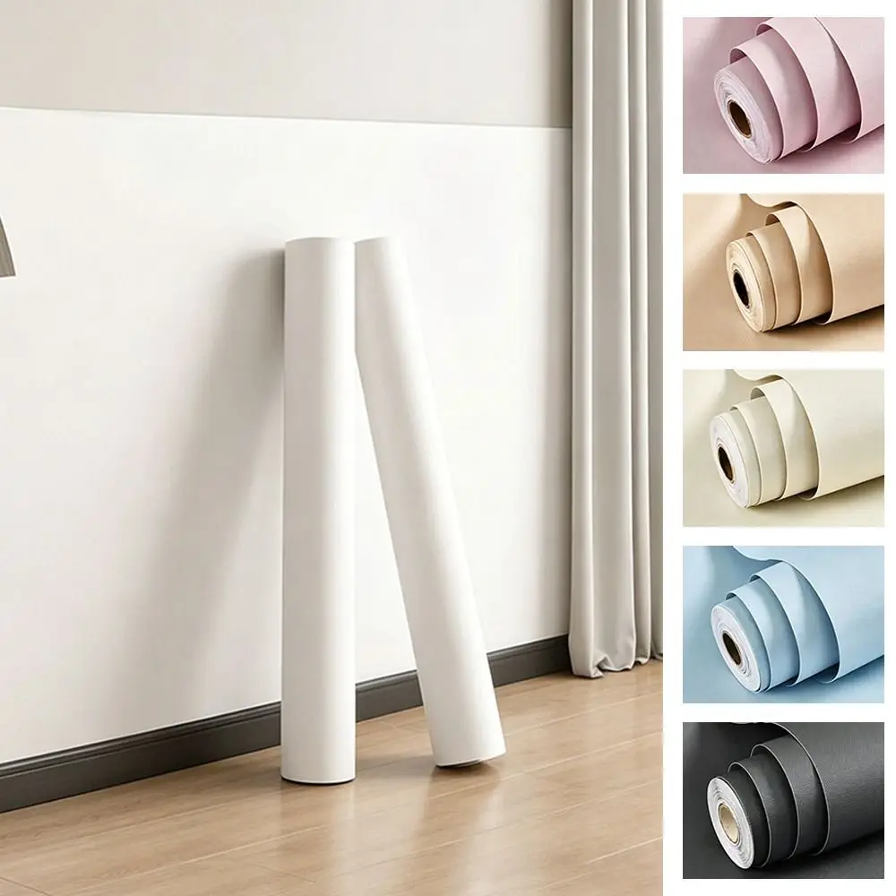 New 1/3/5m Self Adhesive Wallpaper PVC Oilproof Wall Stickers 60cm Wide Moistureproof Cabinet Liner Desktop Covering