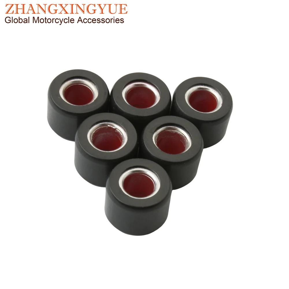 6PC PCX125 PCX150 SH125 SH150 Variator Weights 20x15mm 18g For Honda PCX SH NES S-Wing Spacy 125cc 150cc 4-Stroke