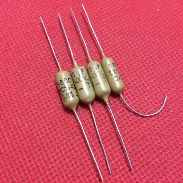 10pcs  Vintage for Western Electric USA 64T Series 0.0018UF 400V Axial Coupling Non-Polar Capacitor