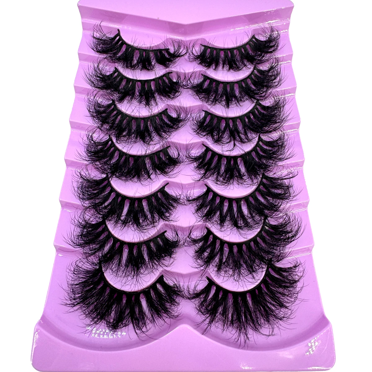 7 Pairs Fluffy Lashes 10-25mm 3D Mink Lashes Long Thick Natural False Eyelashes Wholesale Lashes Vendors Makeup Mink Eyelashes view 4