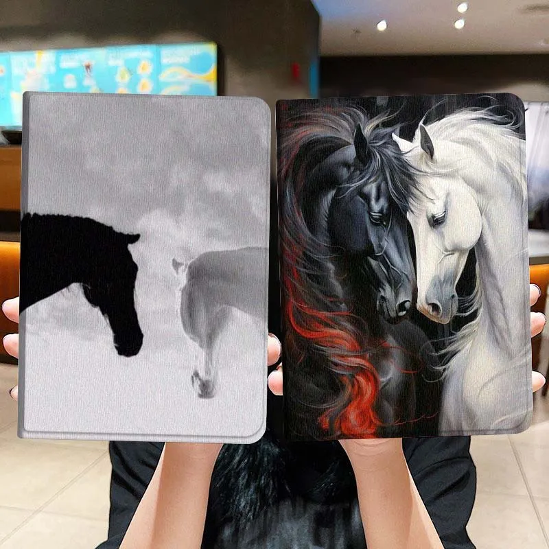 

Creative Horse Art Popular Gift For Honor Pad 8 V8 9 GT MagicPad 13 3 2 Tab MatePad Pro Air 12 X 12.6 Foldable Tablet Case