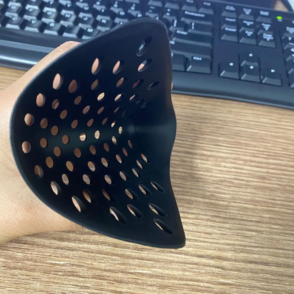 Silicone Face Shell para Halloween Role Play, Preto Cosplay Props, Capa Vermelha Faceshell