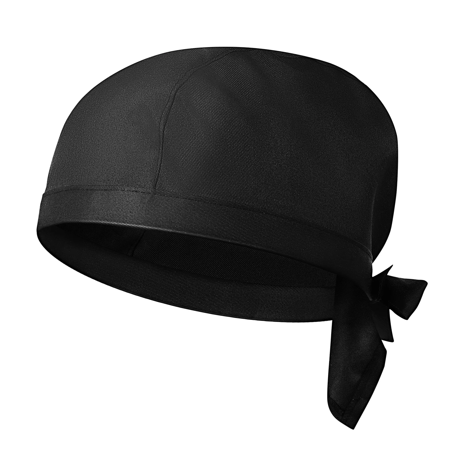 2pcs Chef Hats Adjustable Chef Caps Kitchen Restaurant Men Women Chef Hats Food Service Hats (Black)