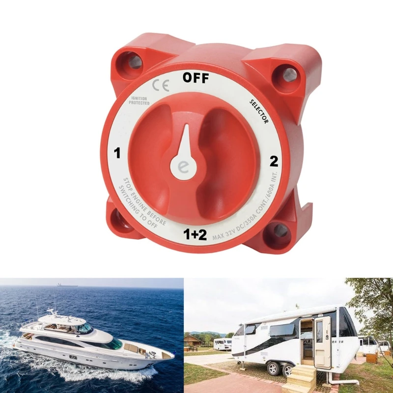 4-speed 32V 350A Battery Disconnect Batteries Main Isolator Cut Off Power Disconnection for Marine Yacht