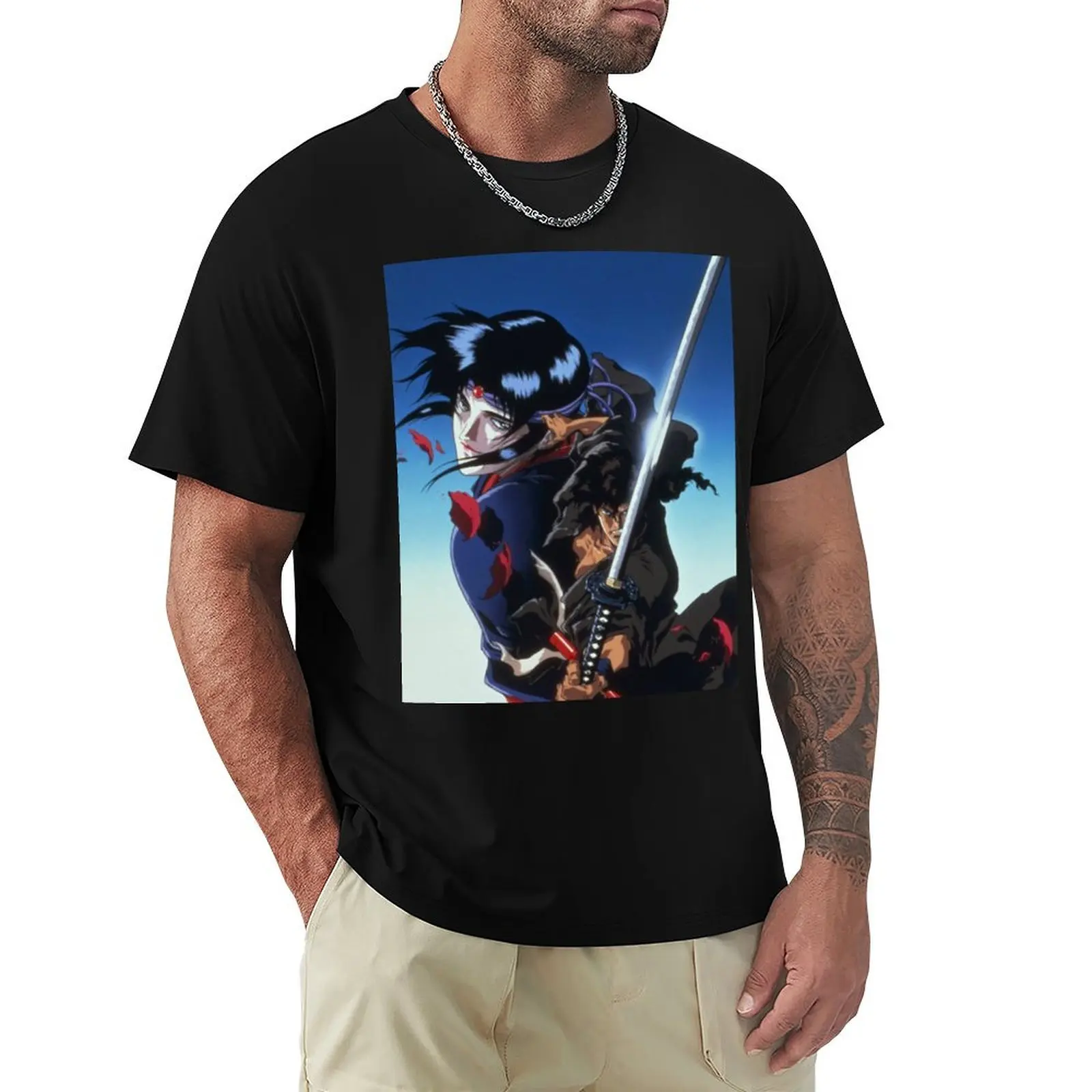 Ninja scroll Classic T-Shirt Graphic Print Short Sleeve T-Shirt